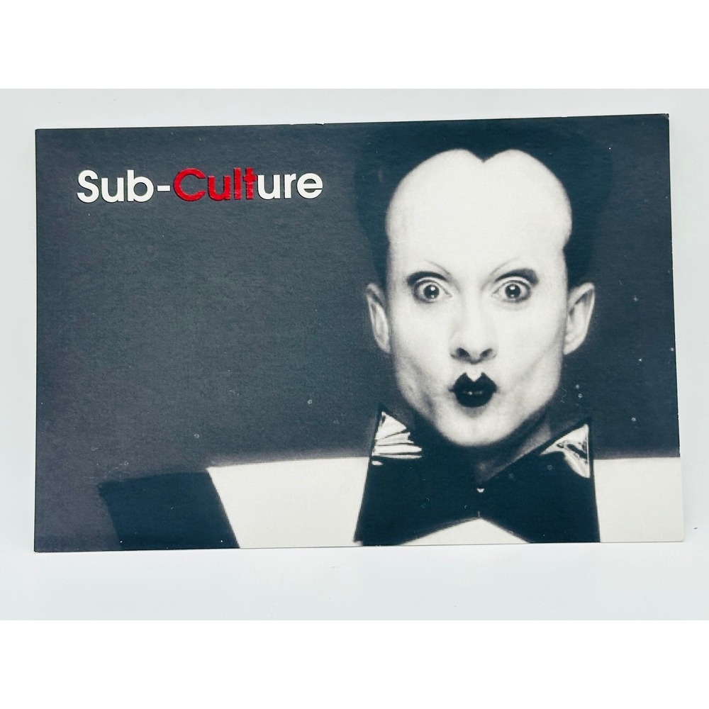 Klaus Nomi Sub-Culture Promotional Postcard 80s New Wave Avant-Garde Artist